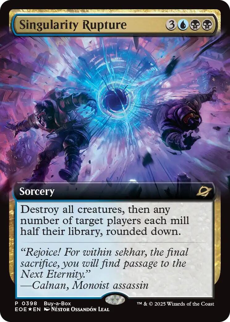 Singularity Rupture (Extended Art) (Buy-A-Box) [Edge of Eternities] MTG Single Magic: The Gathering  | Multizone: Comics And Games