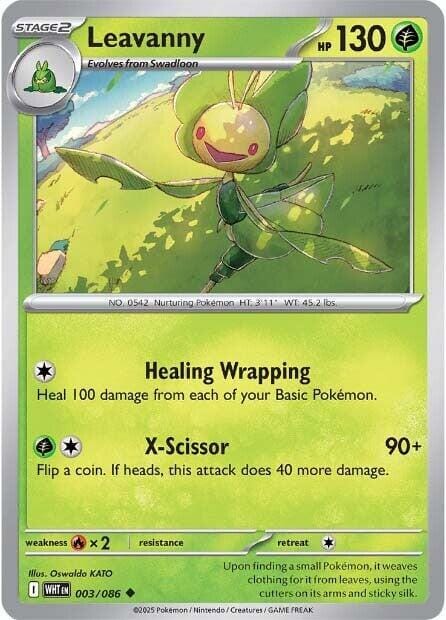 Leavanny (003/086) [Scarlet & Violet: White Flare] Pokemon Single Pokémon  | Multizone: Comics And Games