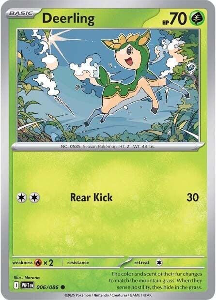 Deerling (006/086) [Scarlet & Violet: White Flare] Pokemon Single Pokémon  | Multizone: Comics And Games