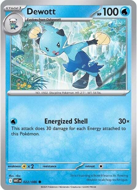 Dewott (022/086) [Scarlet & Violet: White Flare] Pokemon Single Pokémon  | Multizone: Comics And Games