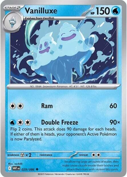 Vanilluxe (029/086) [Scarlet & Violet: White Flare] Pokemon Single Pokémon  | Multizone: Comics And Games