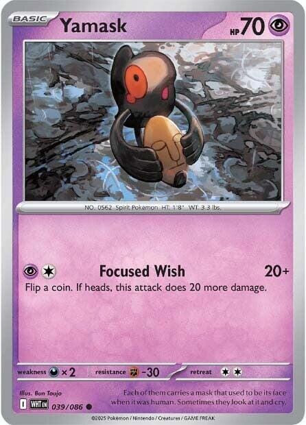 Yamask (039/086) [Scarlet & Violet: White Flare] Pokemon Single Pokémon  | Multizone: Comics And Games