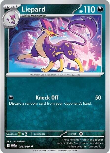 Liepard (056/086) [Scarlet & Violet: White Flare] Pokemon Single Pokémon  | Multizone: Comics And Games