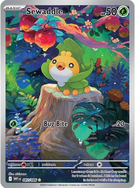Sewaddle (087/086) [Scarlet & Violet: White Flare] Pokemon Single Pokémon  | Multizone: Comics And Games