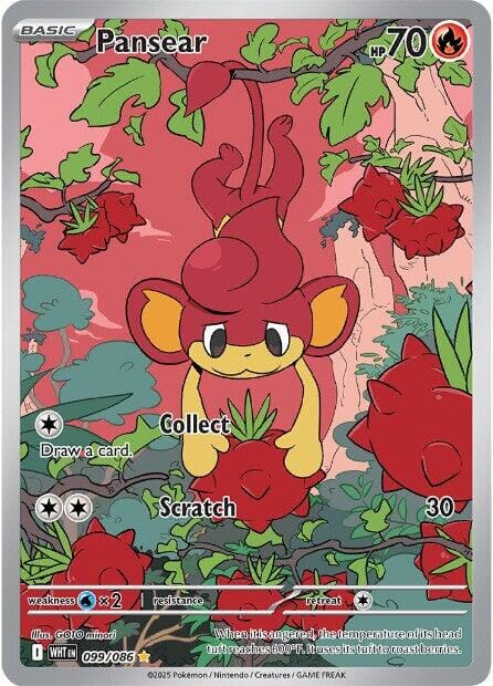 Pansear (099/086) [Scarlet & Violet: White Flare] Pokemon Single Pokémon  | Multizone: Comics And Games