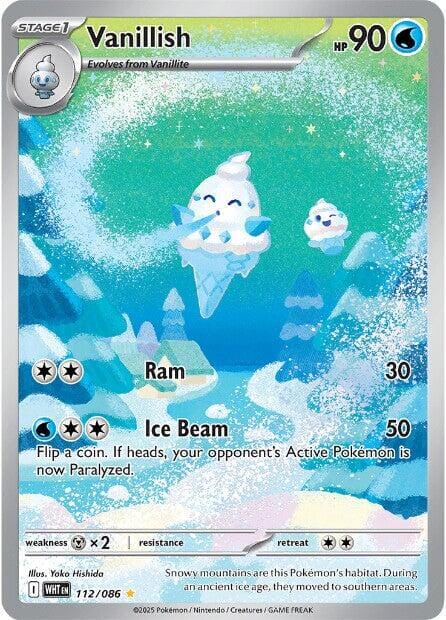 Vanillish (112/086) [Scarlet & Violet: White Flare] Pokemon Single Pokémon  | Multizone: Comics And Games