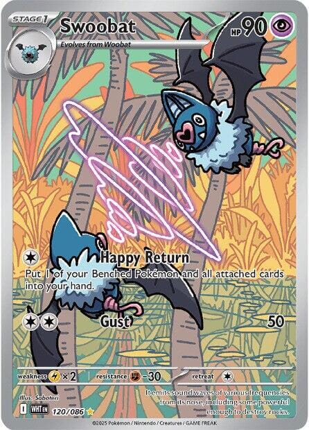 Swoobat (120/086) [Scarlet & Violet: White Flare] Pokemon Single Pokémon  | Multizone: Comics And Games