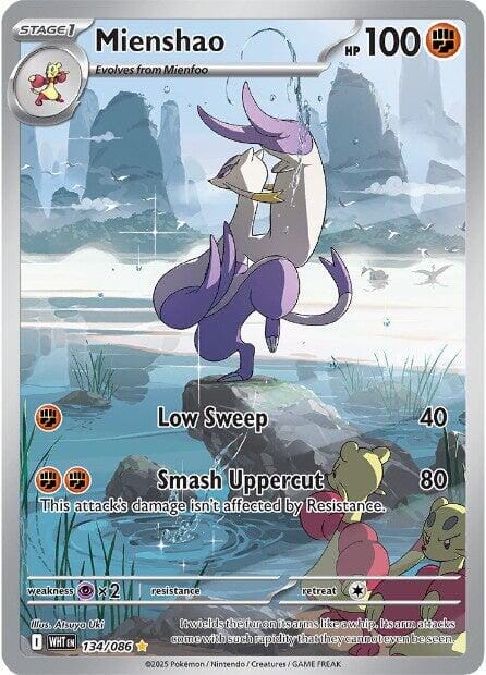 Mienshao (134/086) [Scarlet & Violet: White Flare] Pokemon Single Pokémon  | Multizone: Comics And Games