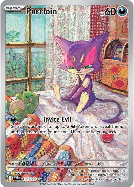Purrloin (136/086) [Scarlet & Violet: White Flare] Pokemon Single Pokémon  | Multizone: Comics And Games