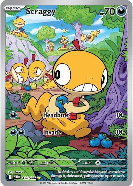 Scraggy (138/086) [Scarlet & Violet: White Flare] Pokemon Single Pokémon  | Multizone: Comics And Games