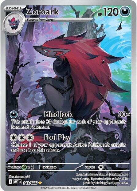 Zoroark (143/086) [Scarlet & Violet: White Flare] Pokemon Single Pokémon  | Multizone: Comics And Games