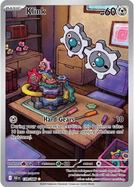 Klink (139/086) [Scarlet & Violet: Black Bolt] Pokemon Single Pokémon  | Multizone: Comics And Games