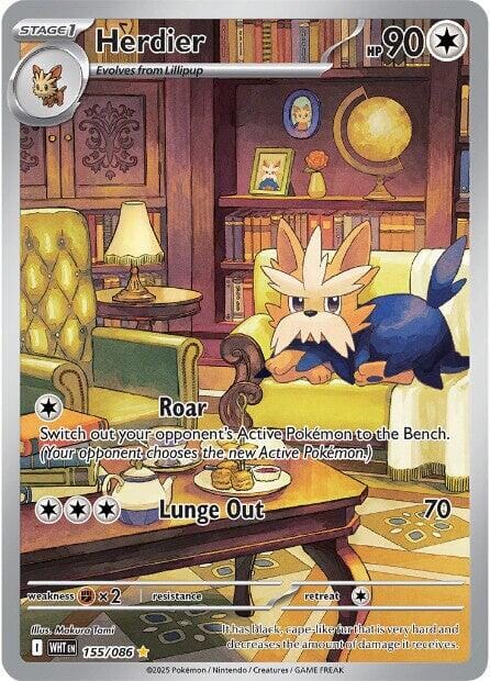 Herdier (155/086) [Scarlet & Violet: White Flare] Pokemon Single Pokémon  | Multizone: Comics And Games