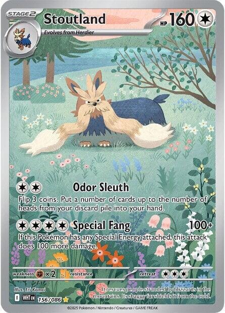 Stoutland (156/086) [Scarlet & Violet: White Flare] Pokemon Single Pokémon  | Multizone: Comics And Games