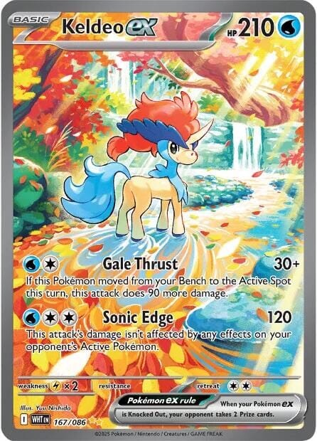 Keldeo ex (167/086) [Scarlet & Violet: White Flare] Pokemon Single Pokémon  | Multizone: Comics And Games