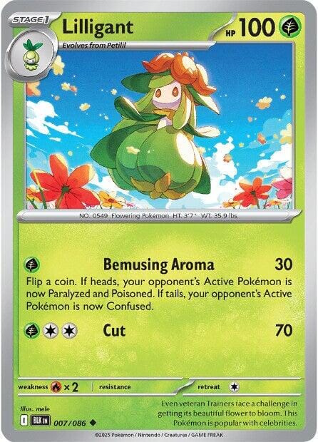Lilligant (007/086) [Scarlet & Violet: Black Bolt] Pokemon Single Pokémon  | Multizone: Comics And Games