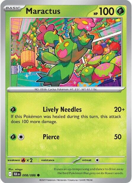 Maractus (008/086) [Scarlet & Violet: Black Bolt] Pokemon Single Pokémon  | Multizone: Comics And Games