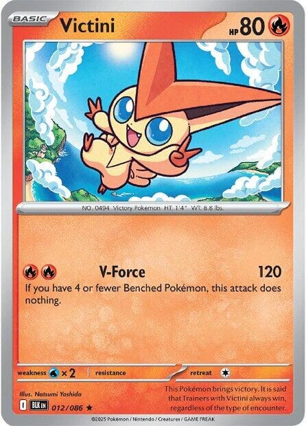Victini (012/086) [Scarlet & Violet: Black Bolt] Pokemon Single Pokémon  | Multizone: Comics And Games