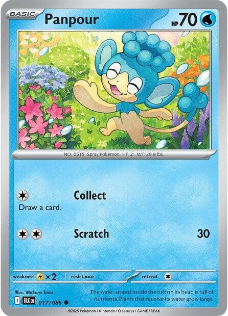 Panpour (017/086) [Scarlet & Violet: Black Bolt] Pokemon Single Pokémon  | Multizone: Comics And Games