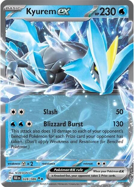 Kyurem ex (028/086) [Scarlet & Violet: Black Bolt] Pokemon Single Pokémon  | Multizone: Comics And Games