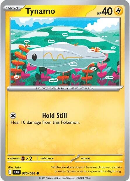 Tynamo (030/086) [Scarlet & Violet: Black Bolt] Pokemon Single Pokémon  | Multizone: Comics And Games