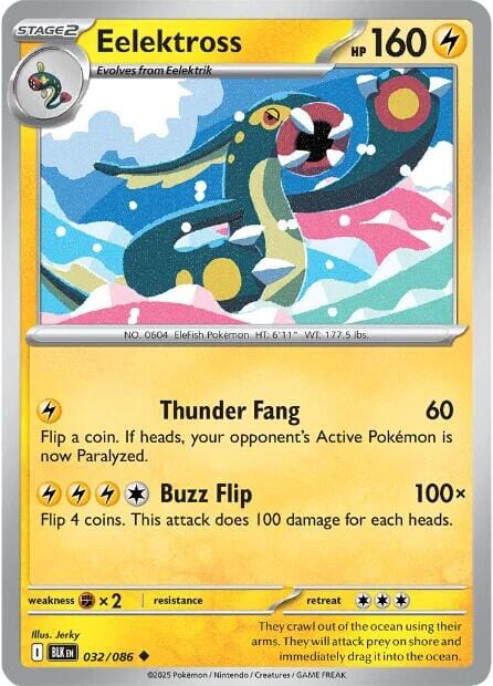 Eelektross (032/086) [Scarlet & Violet: Black Bolt] Pokemon Single Pokémon  | Multizone: Comics And Games