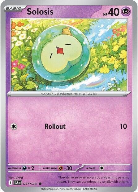 Solosis (037/086) [Scarlet & Violet: Black Bolt] Pokemon Single Pokémon  | Multizone: Comics And Games