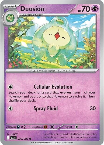 Duosion (038/086) [Scarlet & Violet: Black Bolt] Pokemon Single Pokémon  | Multizone: Comics And Games