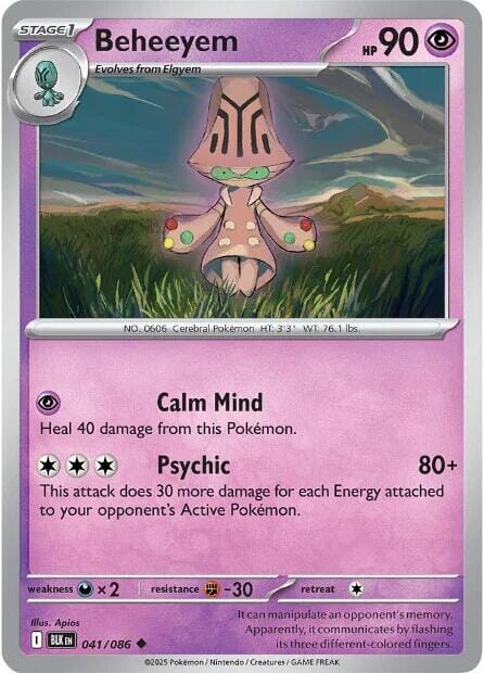 Beheeyem (041/086) [Scarlet & Violet: Black Bolt] Pokemon Single Pokémon  | Multizone: Comics And Games