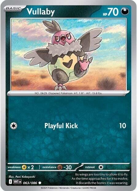 Vullaby (063/086) [Scarlet & Violet: White Flare] Pokemon Single Pokémon  | Multizone: Comics And Games