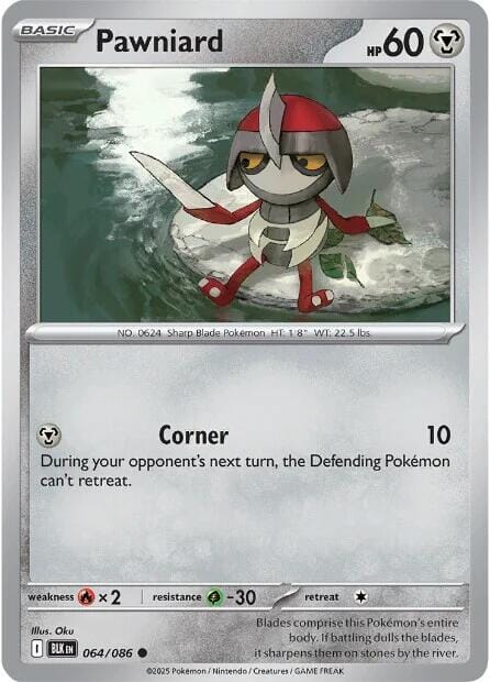 Pawniard (064/086) [Scarlet & Violet: Black Bolt] Pokemon Single Pokémon  | Multizone: Comics And Games