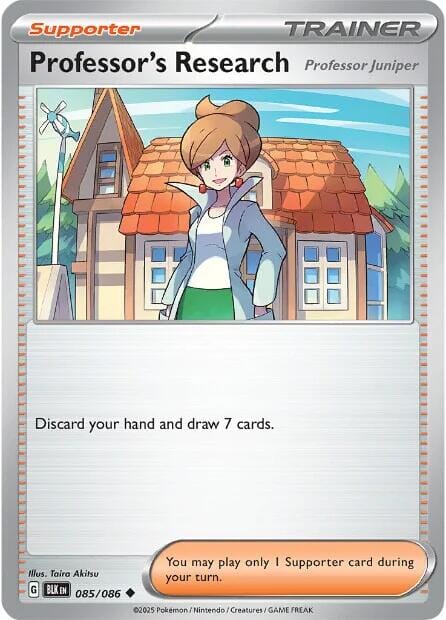 Professor's Research (085/086) [Scarlet & Violet: Black Bolt] Pokemon Single Pokémon  | Multizone: Comics And Games