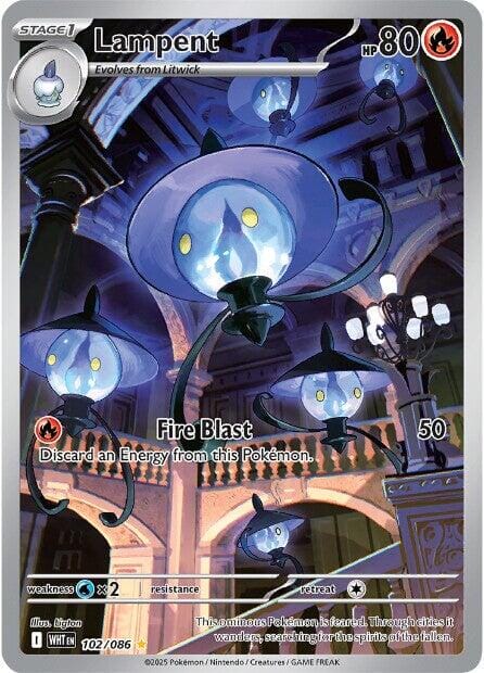 Lampent (102/086) [Scarlet & Violet: White Flare] Pokemon Single Pokémon  | Multizone: Comics And Games