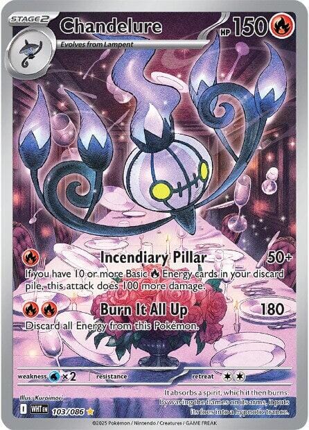 Chandelure (103/086) [Scarlet & Violet: White Flare] Pokemon Single Pokémon  | Multizone: Comics And Games