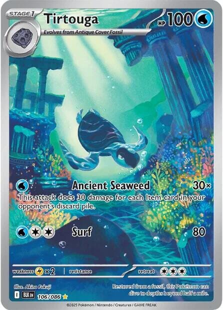 Tirtouga (106/086) [Scarlet & Violet: Black Bolt] Pokemon Single Pokémon  | Multizone: Comics And Games