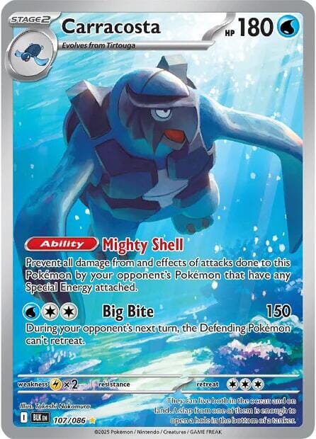 Carracosta (107/086) [Scarlet & Violet: Black Bolt] Pokemon Single Pokémon  | Multizone: Comics And Games
