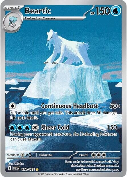 Beartic (110/086) [Scarlet & Violet: Black Bolt] Pokemon Single Pokémon  | Multizone: Comics And Games