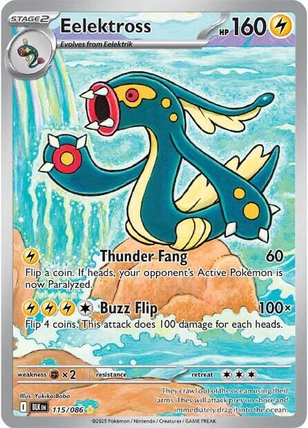 Eelektross (115/086) [Scarlet & Violet: Black Bolt] Pokemon Single Pokémon  | Multizone: Comics And Games