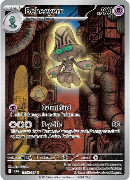 Beheeyem (121/086) [Scarlet & Violet: Black Bolt] Pokemon Single Pokémon  | Multizone: Comics And Games