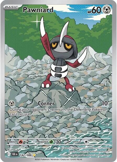 Pawniard (142/086) [Scarlet & Violet: Black Bolt] Pokemon Single Pokémon  | Multizone: Comics And Games