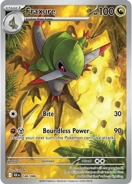 Fraxure (146/086) [Scarlet & Violet: Black Bolt] Pokemon Single Pokémon  | Multizone: Comics And Games