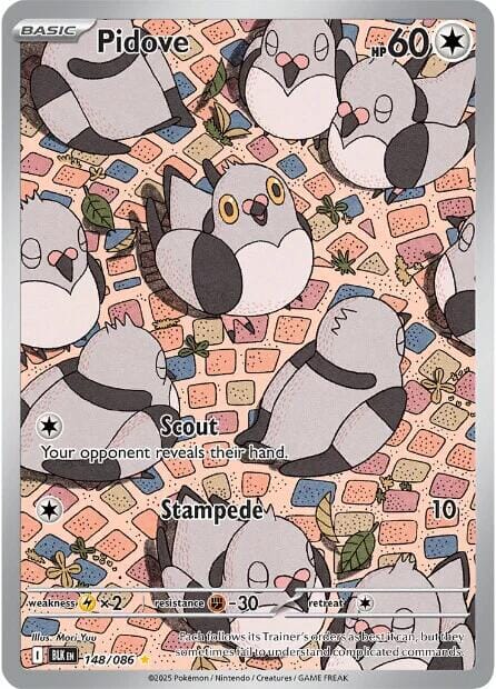Pidove (148/086) [Scarlet & Violet: Black Bolt] Pokemon Single Pokémon  | Multizone: Comics And Games