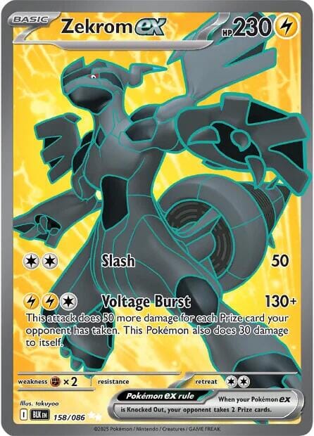 Zekrom ex (158/086) [Scarlet & Violet: Black Bolt] Pokemon Single Pokémon  | Multizone: Comics And Games