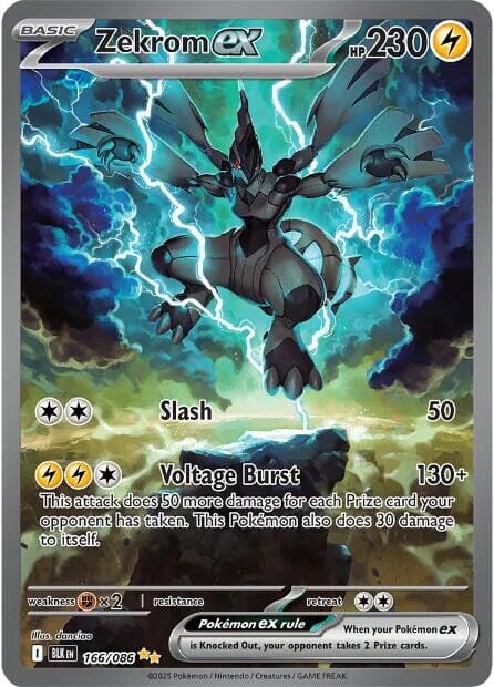 Zekrom ex (166/086) [Scarlet & Violet: Black Bolt] Pokemon Single Pokémon  | Multizone: Comics And Games