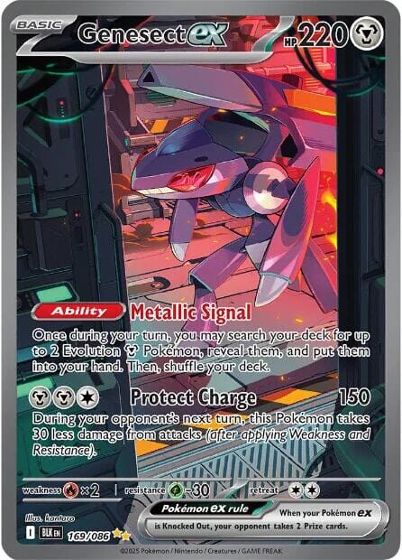 Genesect ex (169/086) [Scarlet & Violet: Black Bolt] Pokemon Single Pokémon  | Multizone: Comics And Games