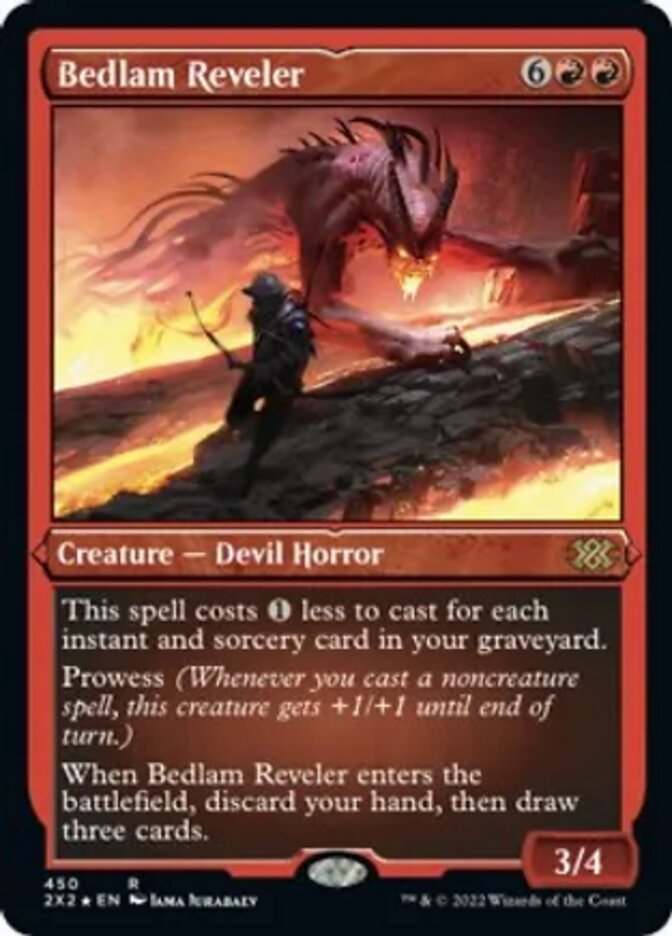 Bedlam Reveler (Foil Etched) [Double Masters 2022] | Multizone: Comics And Games