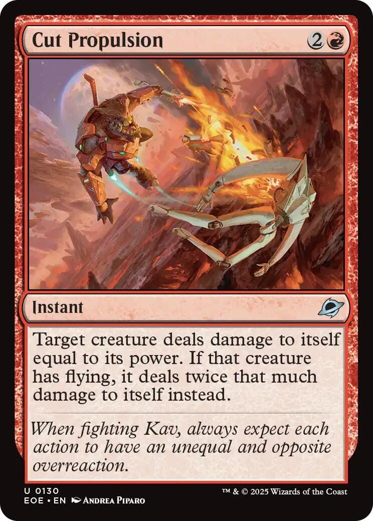 Cut Propulsion [Edge of Eternities] MTG Single Magic: The Gathering  | Multizone: Comics And Games