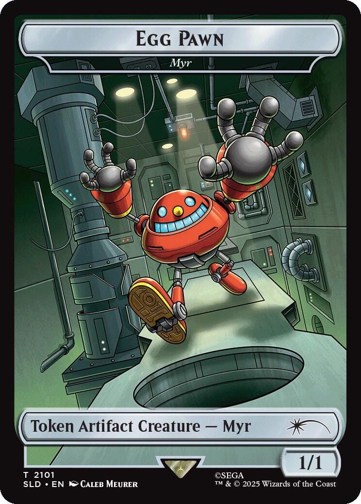 Egg Pawn - Myr Token [Secret Lair Drop Series] MTG Single Magic: The Gathering  | Multizone: Comics And Games