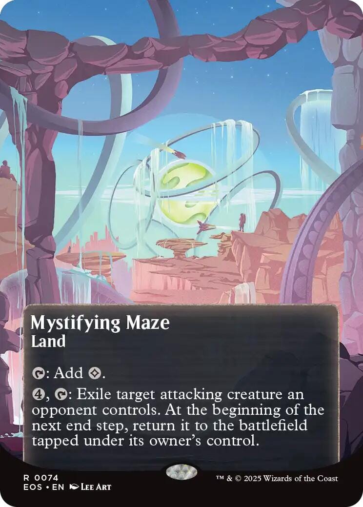 Mystifying Maze (0074) (Borderless) [Edge of Eternities: Stellar Sights] MTG Single Magic: The Gathering  | Multizone: Comics And Games