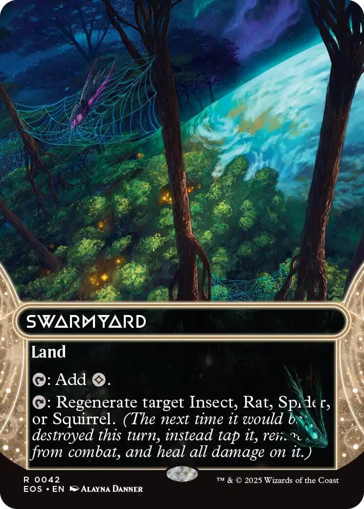 Swarmyard (0042) (Borderless) [Edge of Eternities: Stellar Sights] MTG Single Magic: The Gathering  | Multizone: Comics And Games